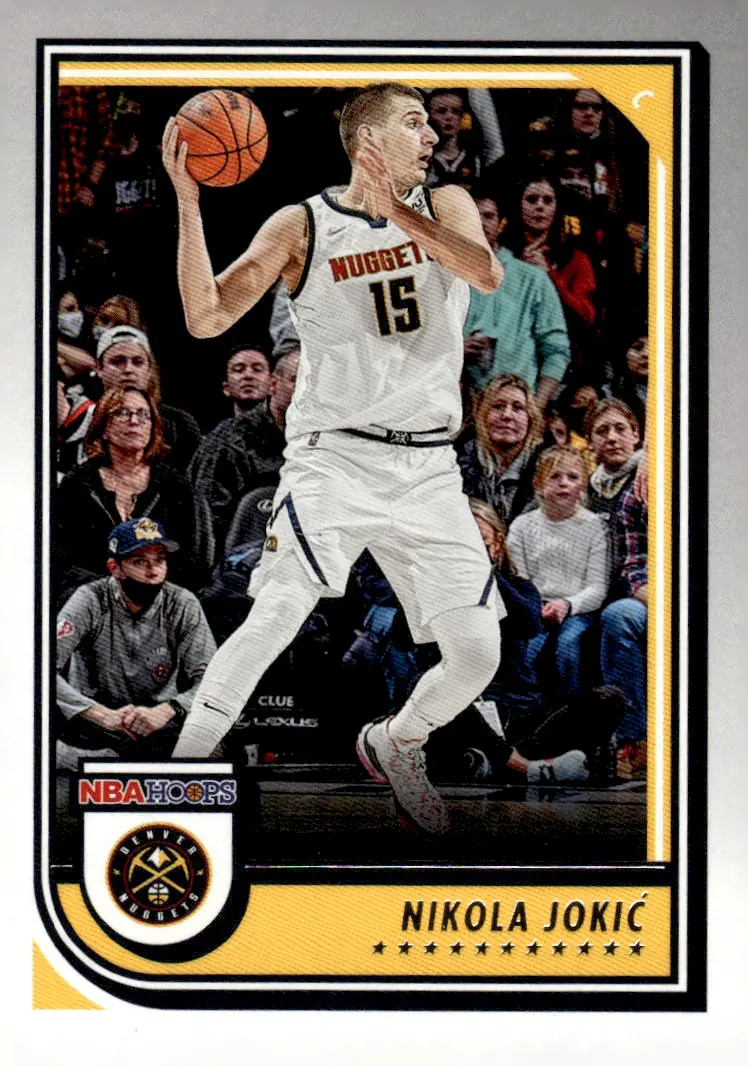 2022-23 NBA Hoops #187 Nikola Jokic (front)