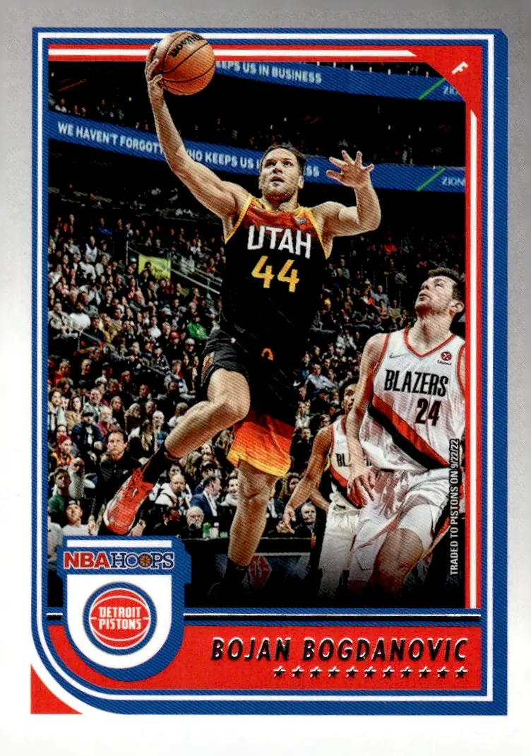 2022-23 NBA Hoops #217 Bojan Bogdanovic (front)