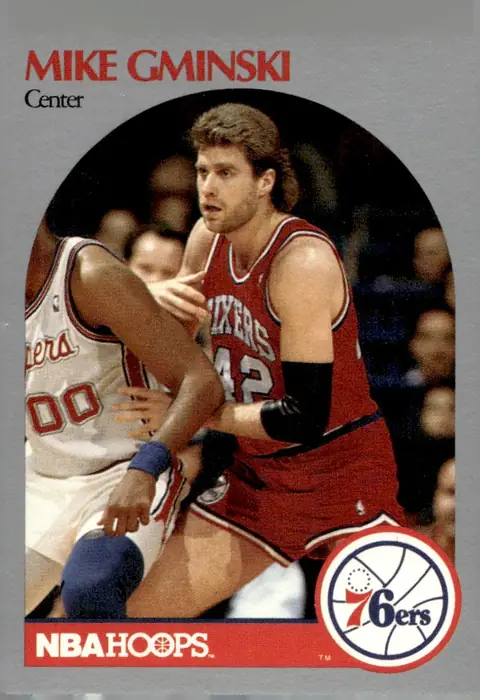 1990-91 NBA Hoops #228 Mike Gminski