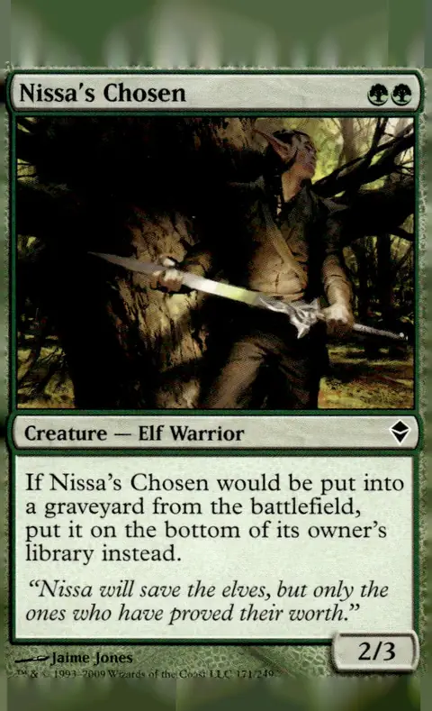 2009 Zendikar #171/249 Nissa's Chosen
