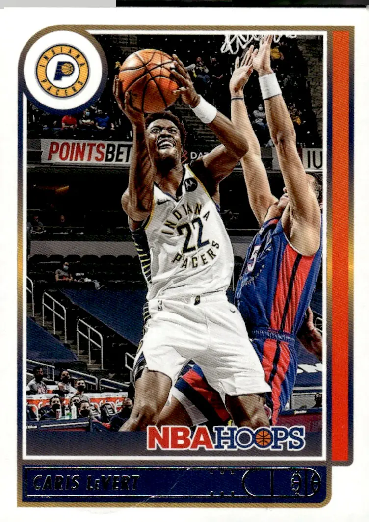 2021-22 NBA Hoops #163 Caris LeVert (front)