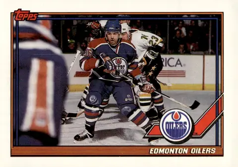 1991-92 Topps #103 Edmonton Oilers