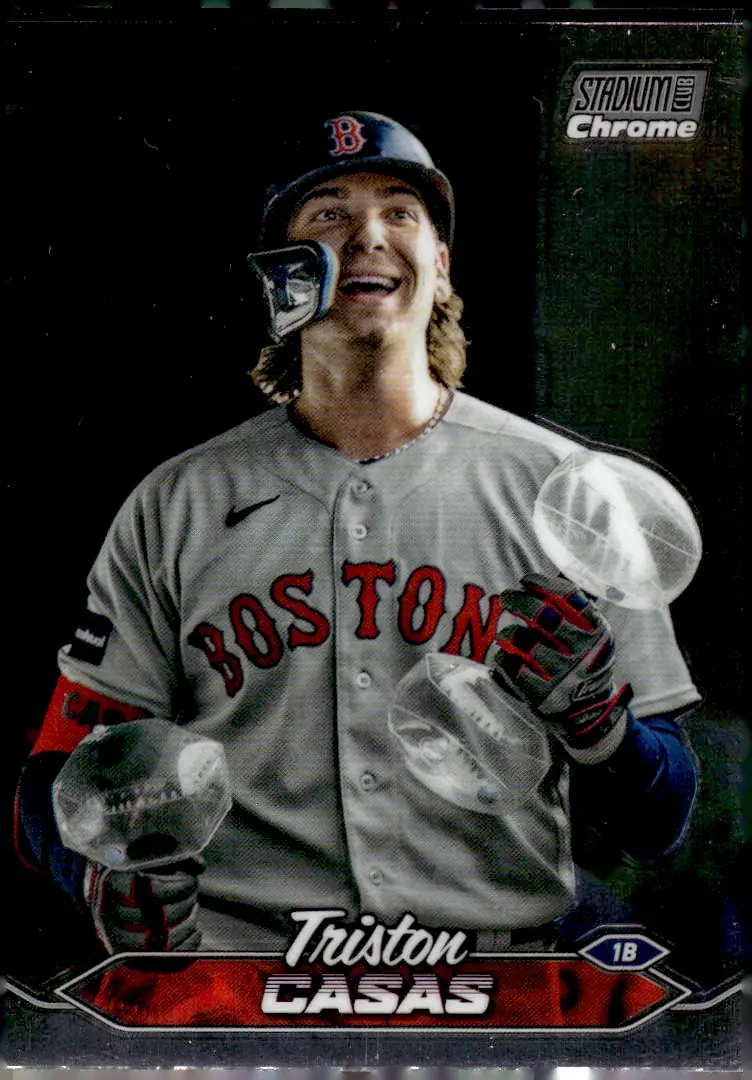 2024 Topps Stadium Club #33 Triston Casas – Chrome (front)