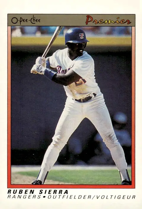 1991 O-Pee-Chee Premier #109 Ruben Sierra