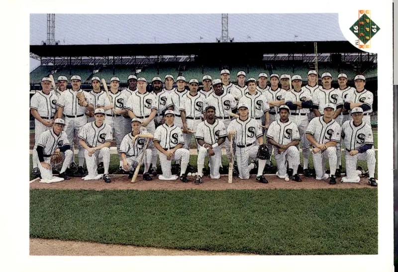 1991 Upper Deck #617 Chicago White Sox Team (front)