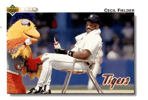 1992 Upper Deck Baseball #255 Cecil Fielder