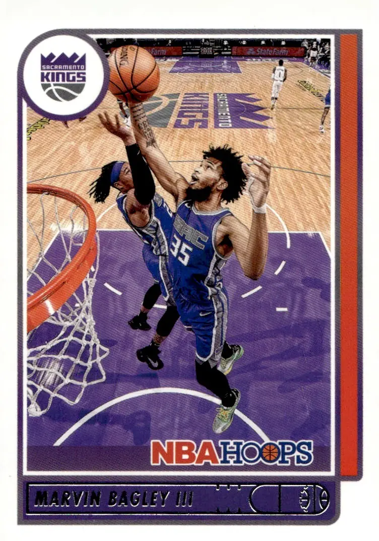 2021-22 NBA Hoops #128 Marvin Bagley III (front)