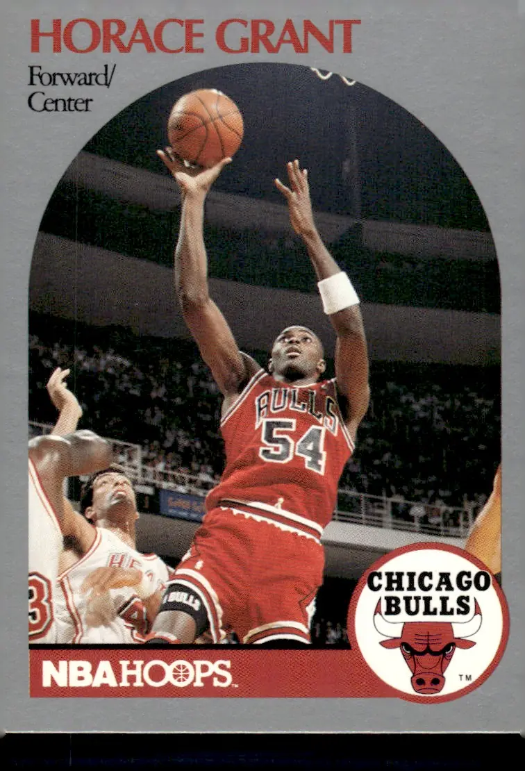 1990-91 NBA Hoops #63 Horace Grant (front)