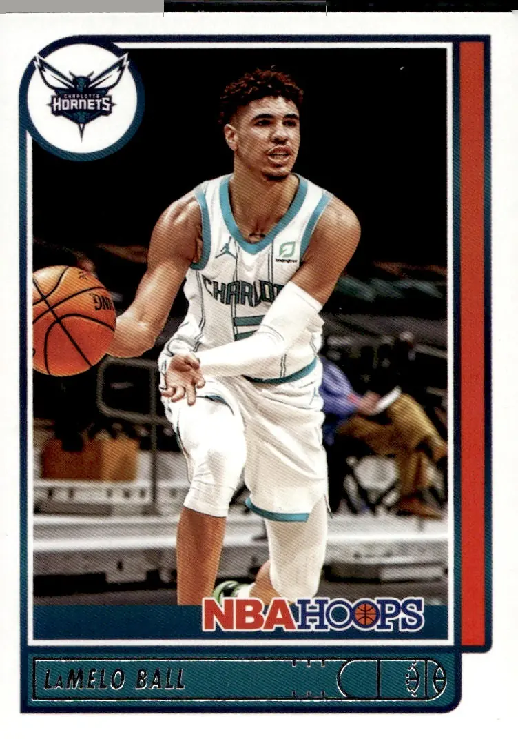 2021-22 NBA Hoops #140 LaMelo Ball (front)