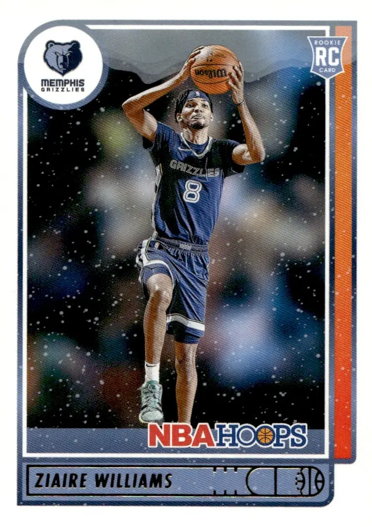 2021-22 NBA Hoops #211 Ziaire Williams (front)