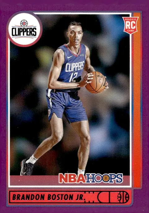 2021-22 NBA Hoops #233 Brandon Boston Jr. – Purple