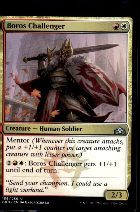 2018 Guilds of Ravnica (GRN) #156/259 Boros Challenger