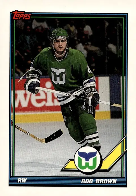 1991-92 Topps #83 Rob Brown
