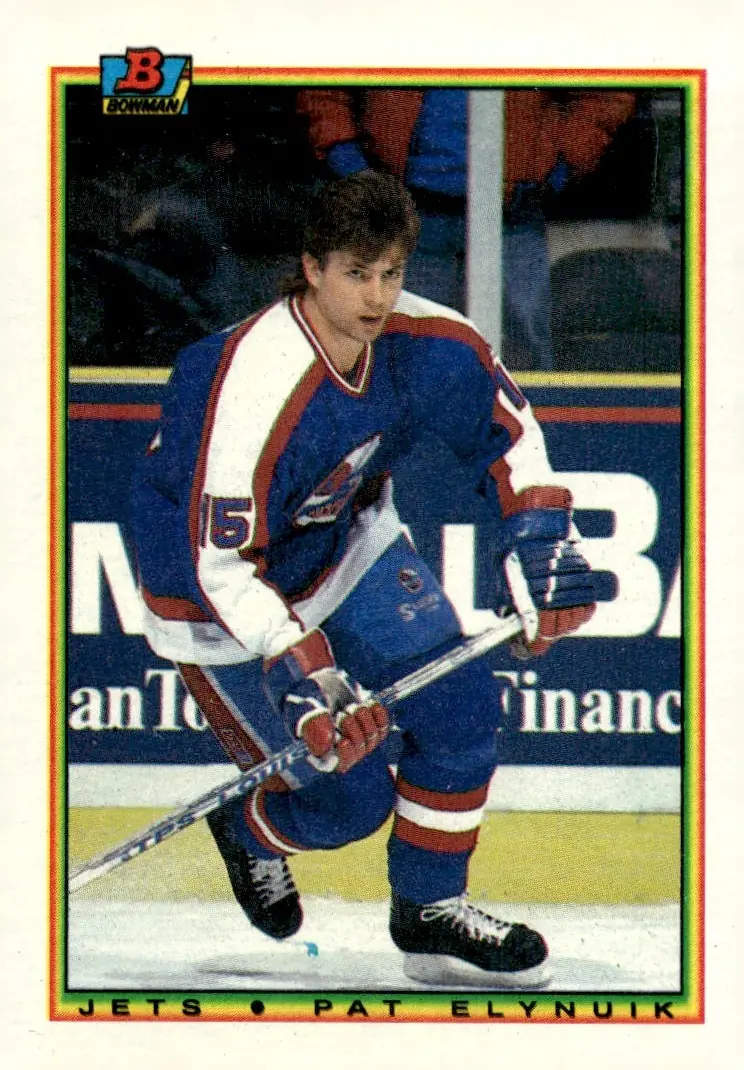 1990-91 Bowman #137 Pat Elynuik (front)
