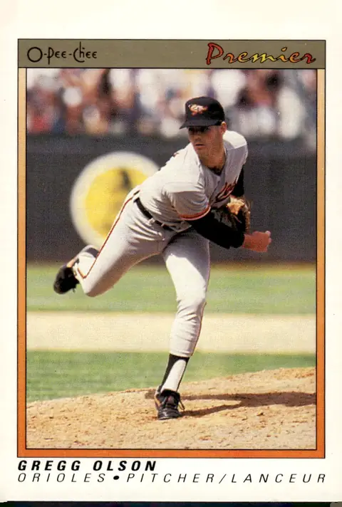 1991 O-Pee-Chee Premier #93 Gregg Olson