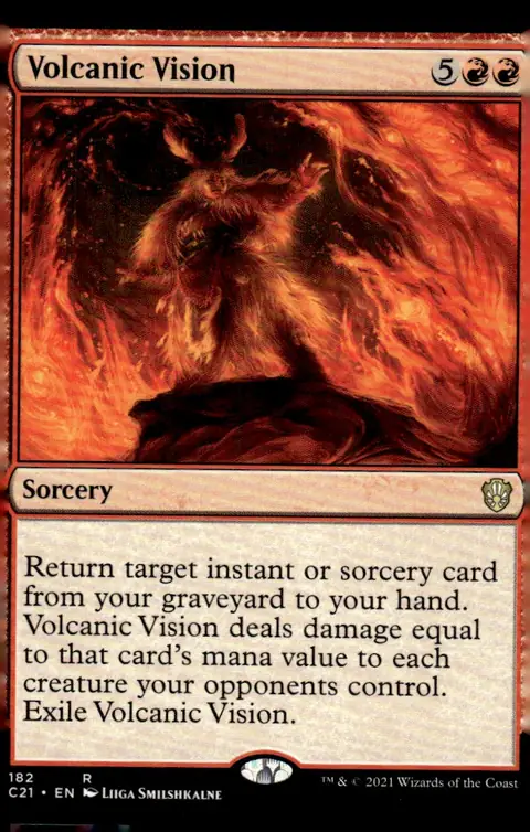 2021 Commander 2021 (C21) #182 Volcanic Vision