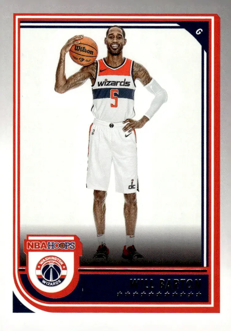 2022-23 NBA Hoops #188 Will Barton (front)