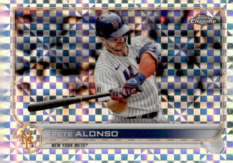 2022 Topps Chrome #209 Pete Alonso – X-Fractor