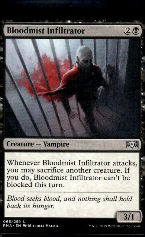 2019 Ravnica Allegiance (RNA) #065/259 Bloodmist Infiltrator