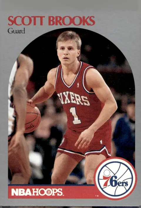 1990-91 NBA Hoops #226 Scott Brooks