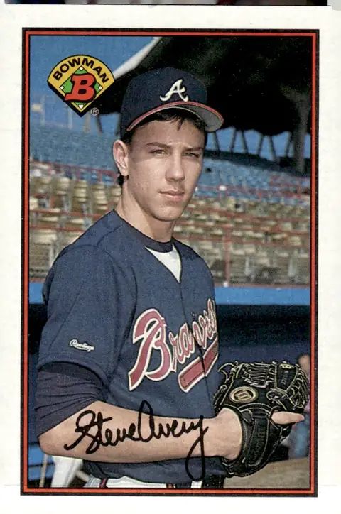 1989 Bowman #268 Steve Avery