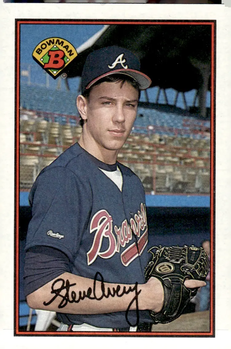 1989 Bowman #268 Steve Avery (front)