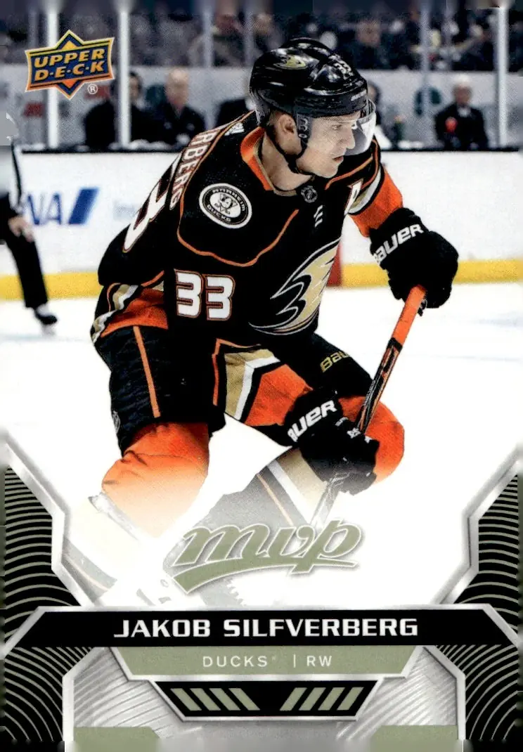 2020-21 Upper Deck MVP #127 Jakob Silfverberg (front)
