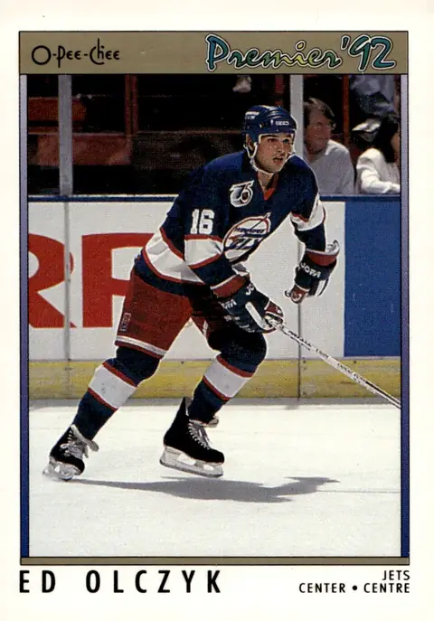 1991-92 O-Pee-Chee Premier #196 Ed Olczyk