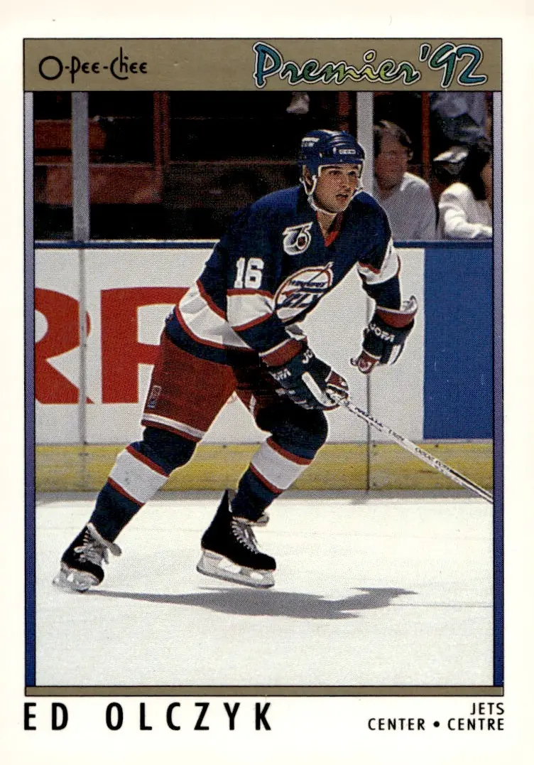 1991-92 O-Pee-Chee Premier #196 Ed Olczyk (front)