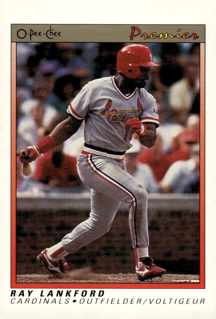 1991 O-Pee-Chee Premier #72 Ray Lankford (front)
