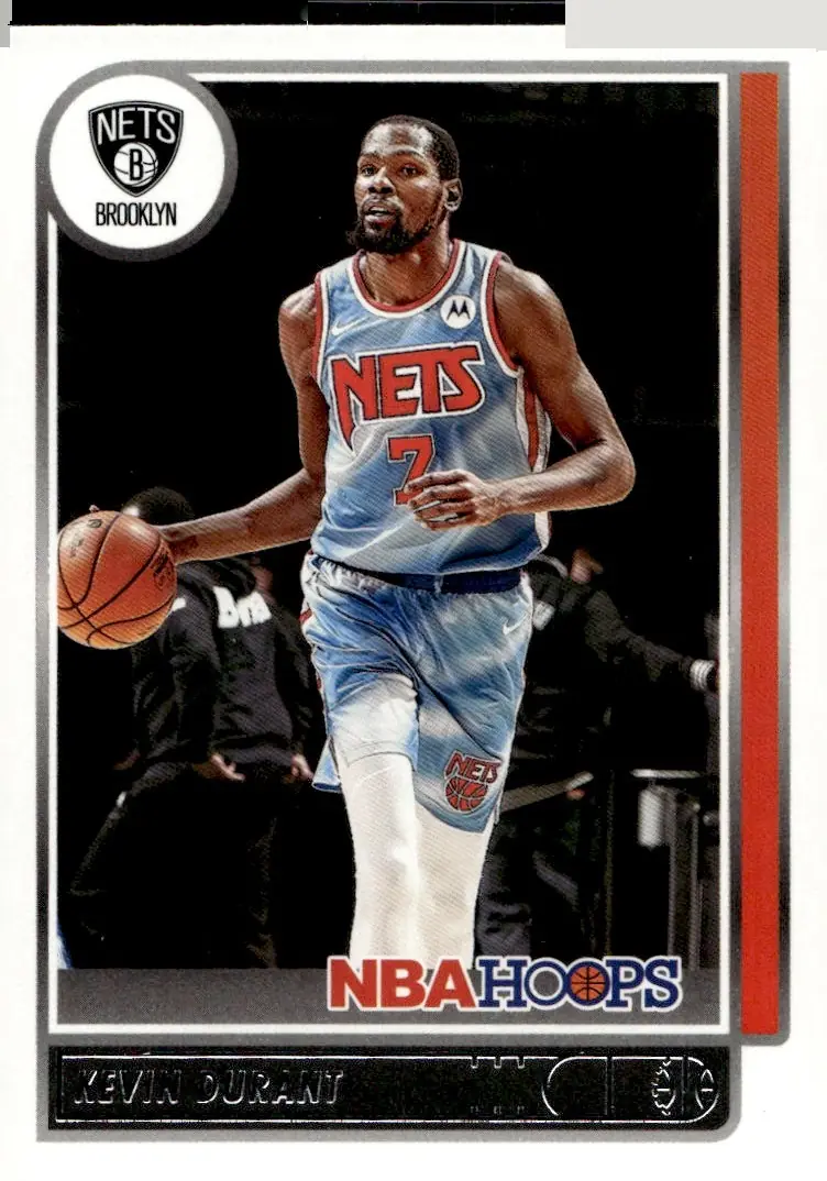 2021-22 NBA Hoops #87 Kevin Durant (front)
