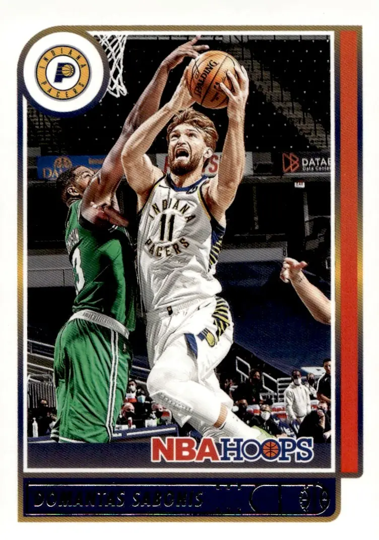 2021-22 NBA Hoops #143 Domantas Sabonis (front)