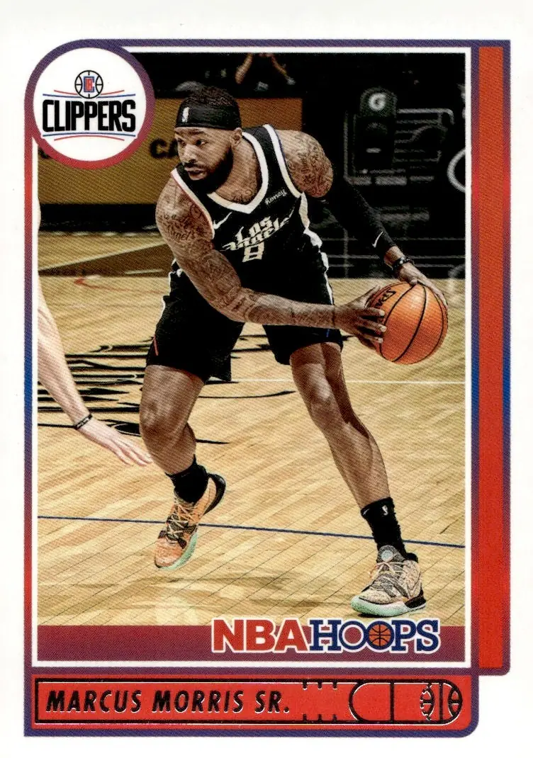 2021-22 NBA Hoops #106 Marcus Morris Sr. (front)