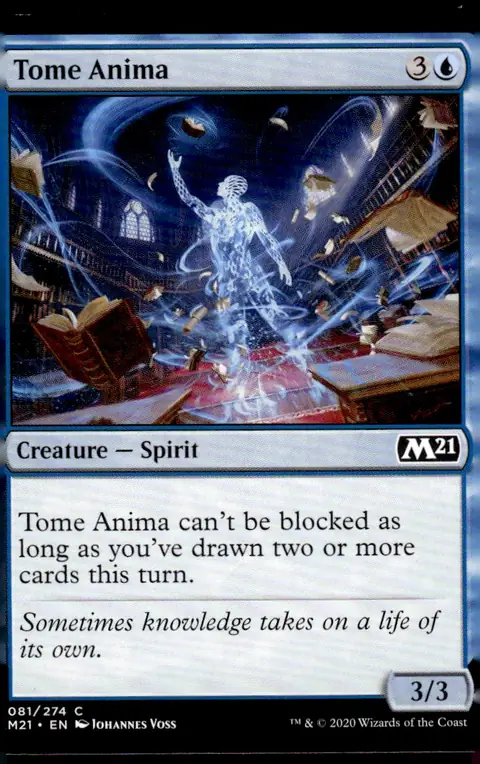 2020 Magic: The Gathering - Core Set 2021 (M21) #081/274 Tome Anima