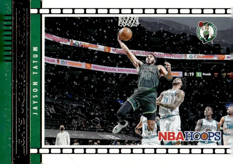 2021-22 NBA Hoops #11 Jayson Tatum (front)