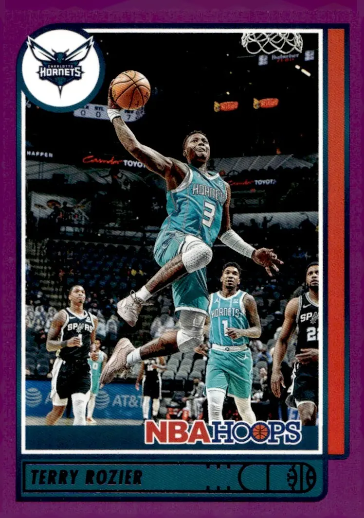 2021-22 NBA Hoops #150 Terry Rozier – Purple (front)