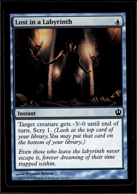 2013 Theros (THS) #52/249 Lost in a Labyrinth