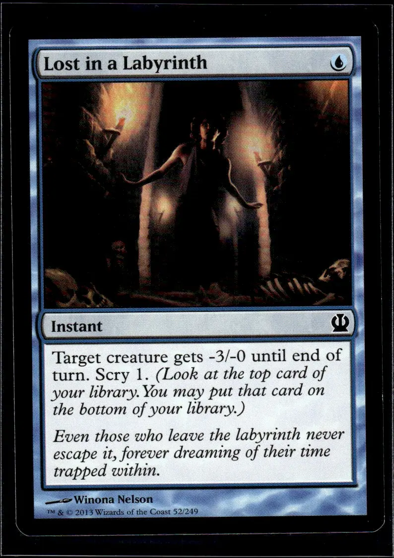 2013 Theros (THS) #52/249 Lost in a Labyrinth (front)