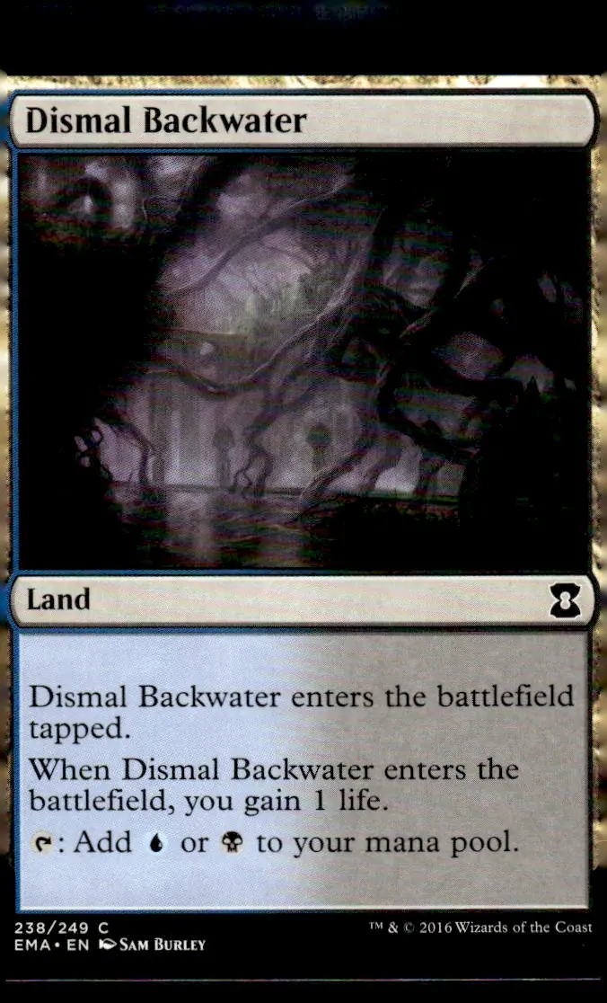 2016 Eternal Masters #238/249 Dismal Backwater (front)
