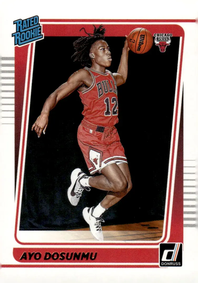 2021-22 Donruss #221 Ayo Dosunmu (front)