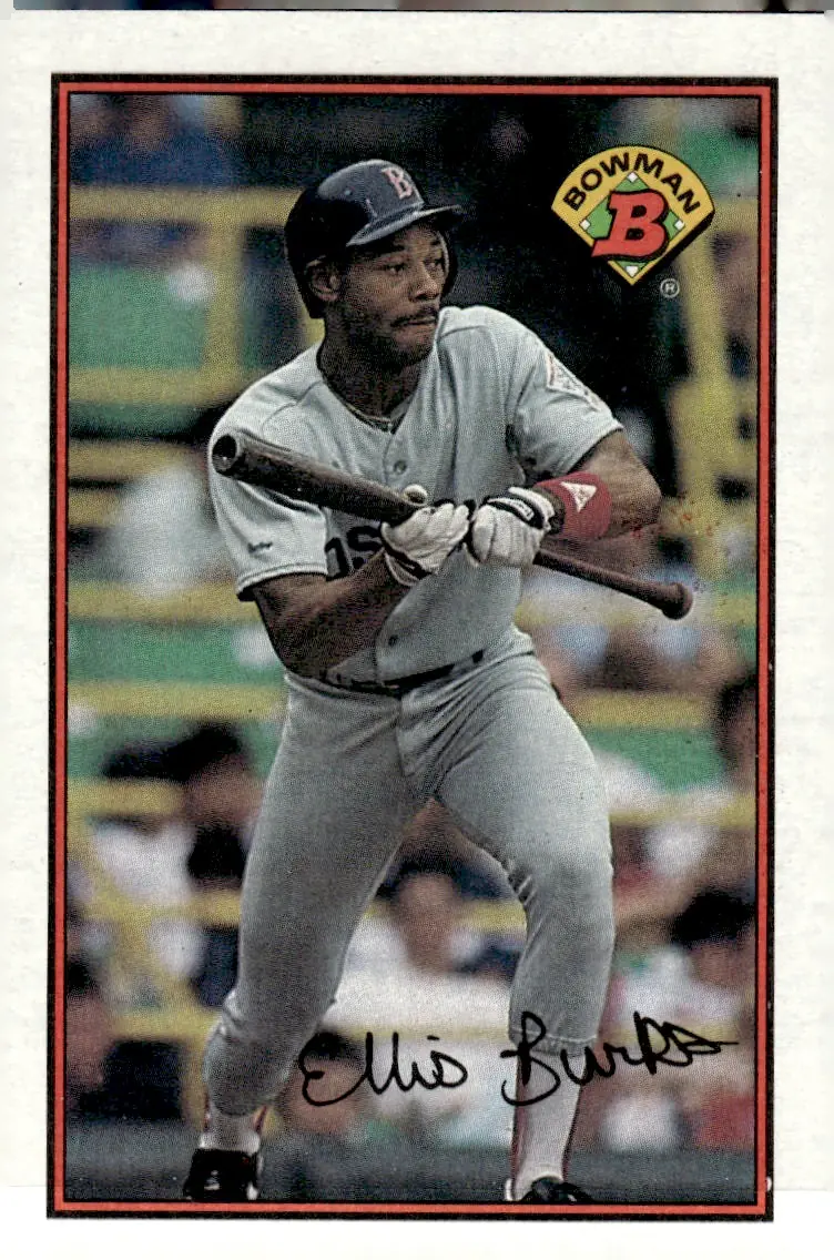 1989 Bowman #36 Ellis Burks (front)