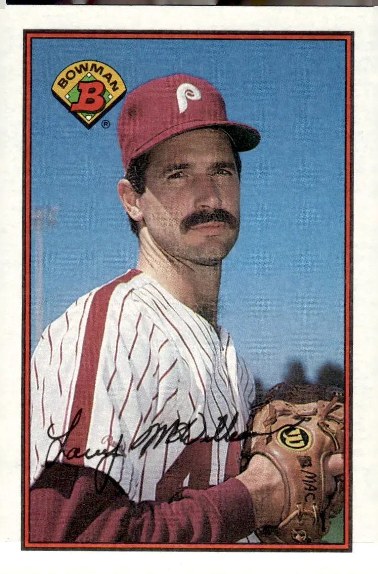1989 Bowman #397 Larry McWilliams (front)