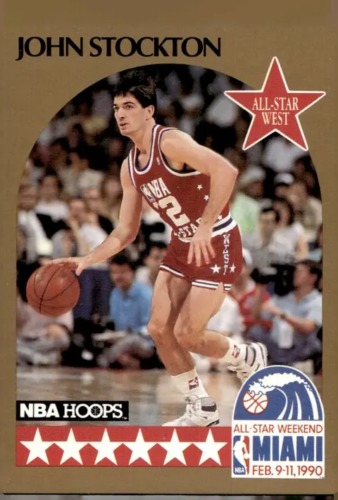 1990-91 NBA Hoops #25 John Stockton