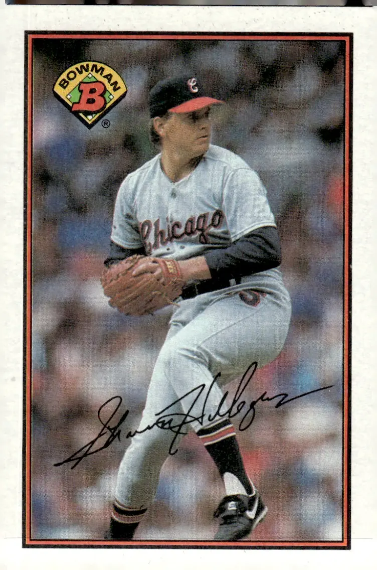 1989 Bowman #58 Shawn Hillegas (front)
