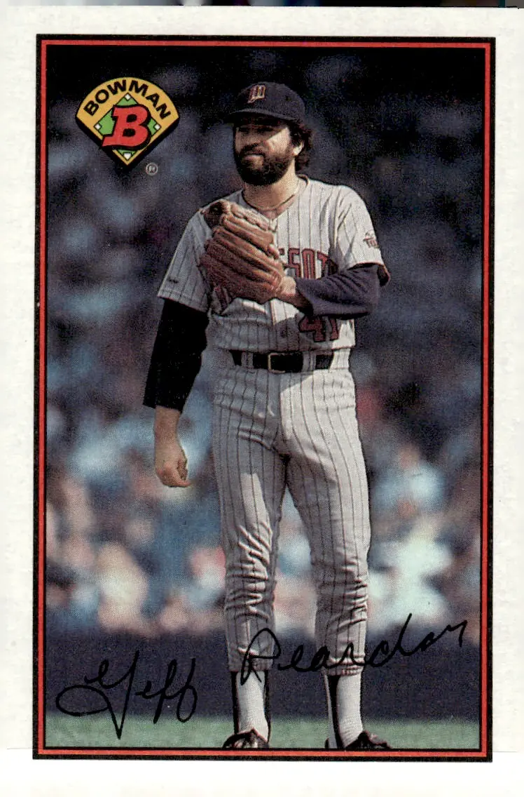 1989 Bowman #148 Jeff Reardon (front)