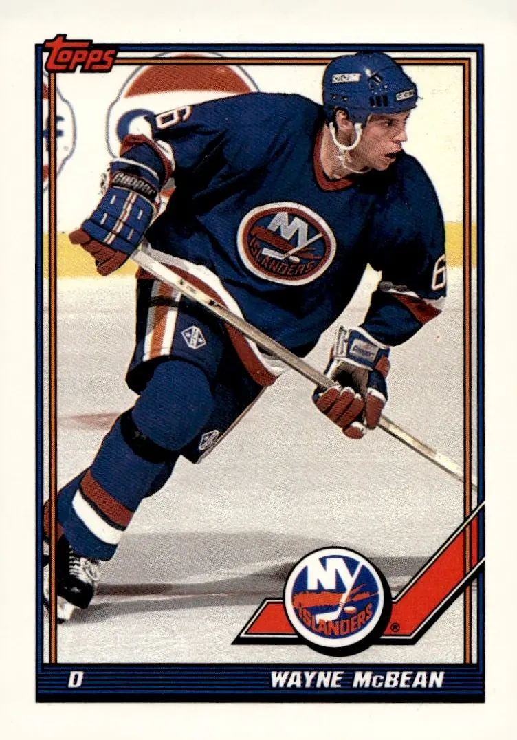 1991-92 Topps #62 Wayne McBean (front)