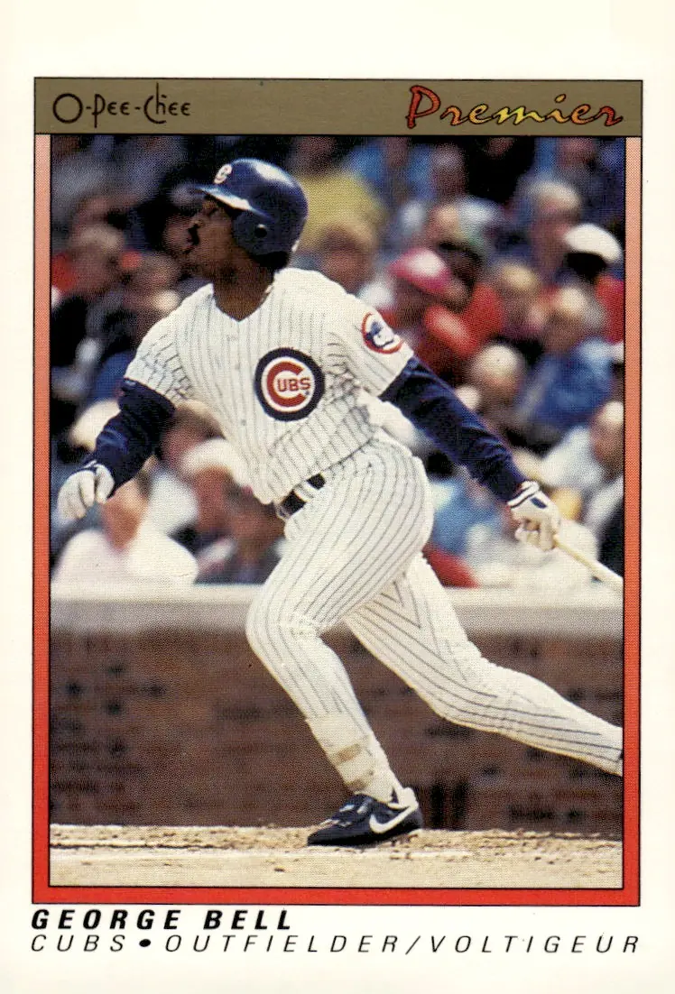 1991 O-Pee-Chee Premier #6 George Bell (front)