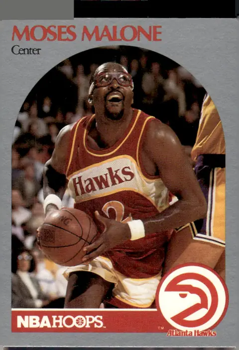 1990-91 NBA Hoops #31 Moses Malone
