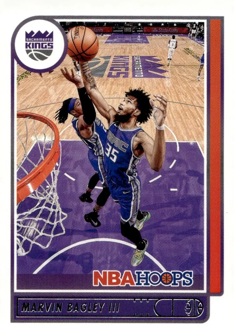 2021-22 NBA Hoops #128 Marvin Bagley III (front)