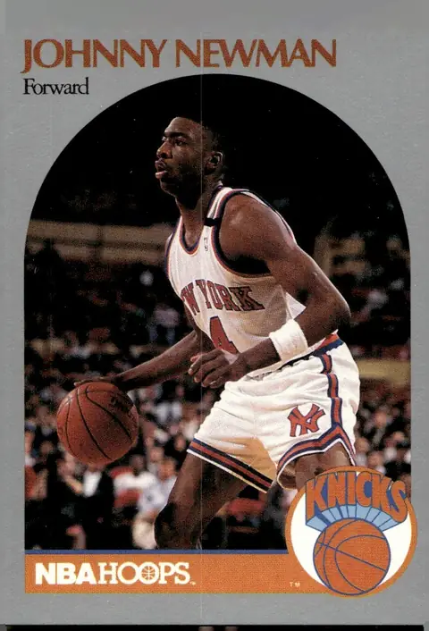 1990-91 NBA Hoops #206 Johnny Newman